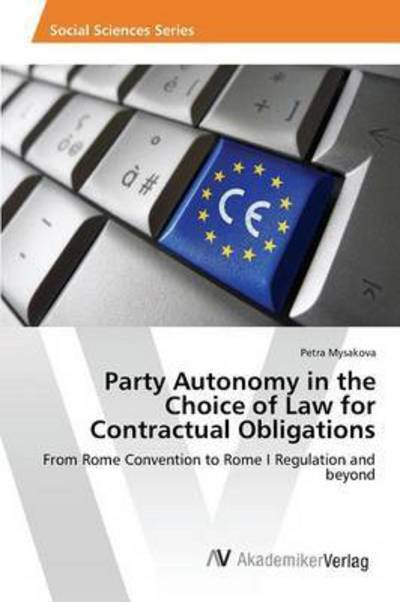 Cover for Mysakova · Party Autonomy in the Choice o (Book) (2015)