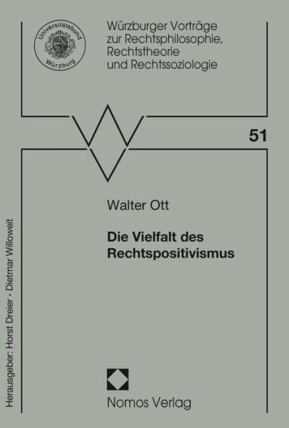 Cover for Ott · Die Vielfalt des Rechtspositivismus (Book) (2016)