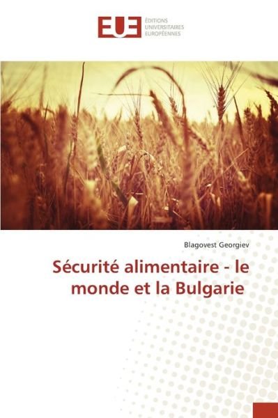 Cover for Georgiev · Sécurité alimentaire - le mond (Book) (2020)