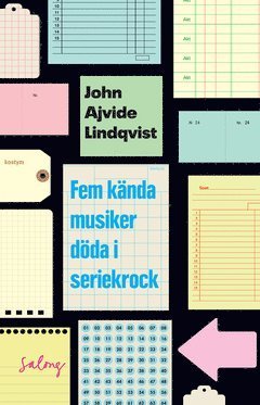 Cover for John Ajvide Lindqvist · Fem kända musiker döda i seriekrock (ePUB) (2013)