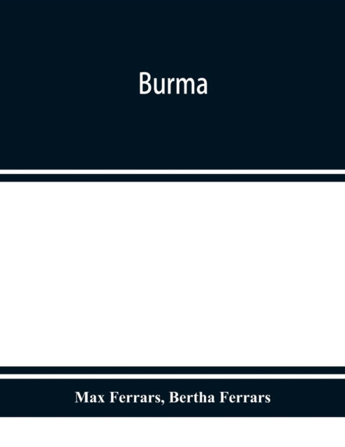 Cover for Max Ferrars · Burma (Paperback Book) (2019)