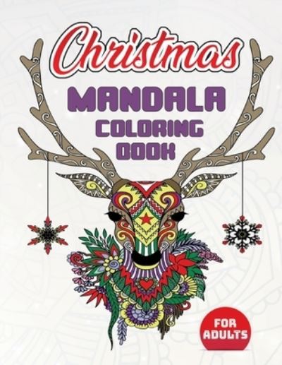 Cover for S M Design · Christmas Mandala Coloring Book for adults (Paperback Book) (2020)