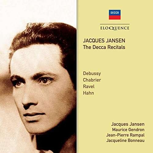 Cover for Jansen Jacques · Decca Recitals the (CD) (2017)