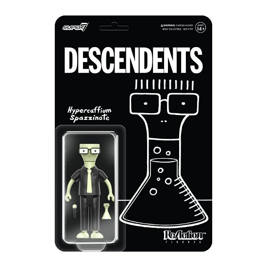 Descendents - Milo (Hypercaffium Spazzinate) Glow In The Dark Reaction Figure - Descendents - Merchandise - SUPER 7 - 0840049826038 - January 10, 2023