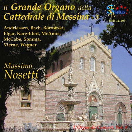 Cover for Massimo Nosetti · Grandes Orgues De La Cathedrale De (CD) (2015)