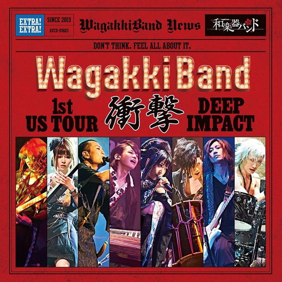 Cover for Wagakkiband · Wagakkiband 1st Us Tour Shougeki -deep Impact- (CD) [Japan Import edition] (2017)