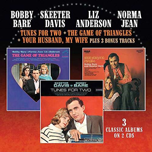 Cover for Bobby Bare &amp; Skeeter Davis · Tunes For Two / The Game Of Triangles / Your Husband / My Wife (CD) (2022)