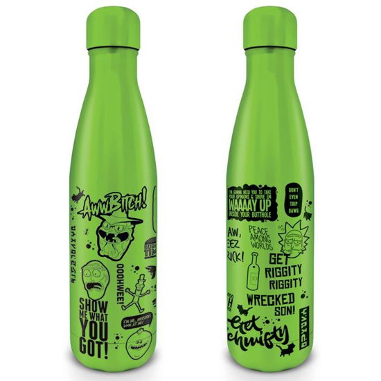 Quotes (Metal Drinks Bottle) - Rick & Morty - Merchandise - RICK & MORTY - 5050574254038 - 1. september 2019