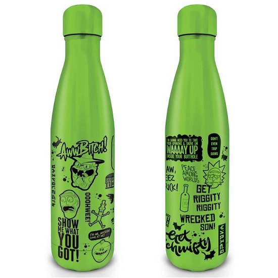 Quotes (Metal Drinks Bottle) - Rick & Morty - Merchandise - RICK & MORTY - 5050574254038 - September 1, 2019