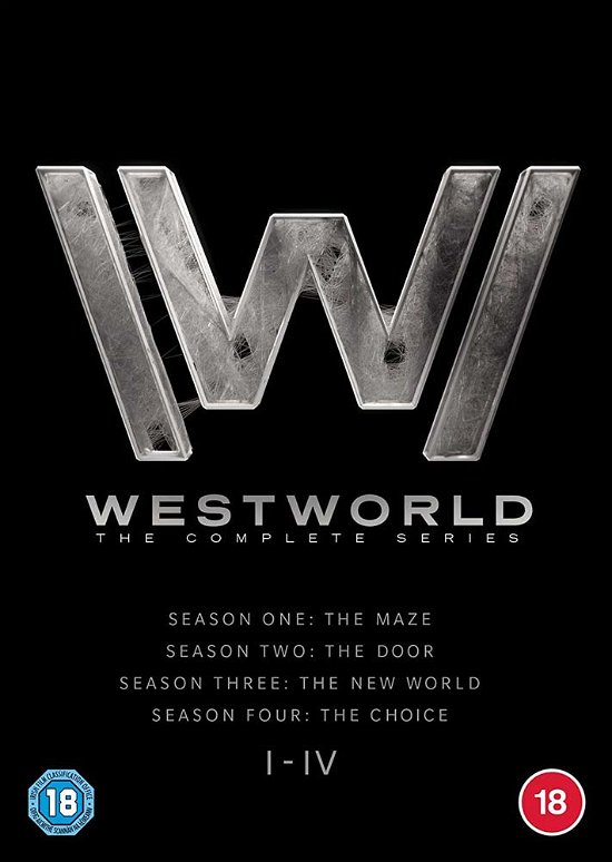 Cover for Westworld Csr DVD · Westworld Series 1 to 4 Complete Collection (DVD) (2023)