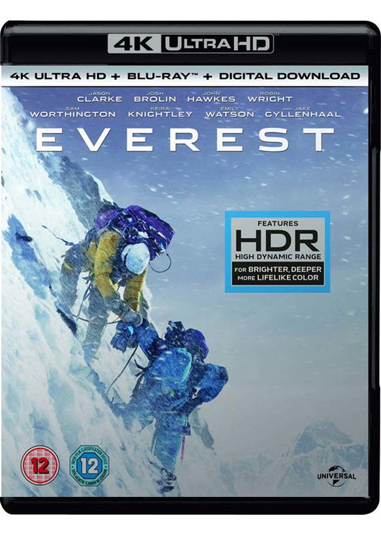 Cover for Everest (4k Blu-ray) · Everest (Blu-ray) (2017)