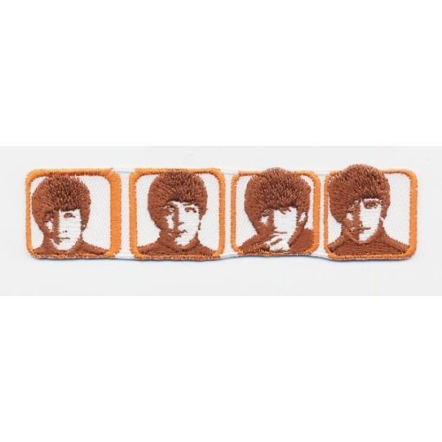 The Beatles Standard Woven Patch: Heads in Boxes - The Beatles - Merchandise - Apple Corps - Accessories - 5055295305038 - 