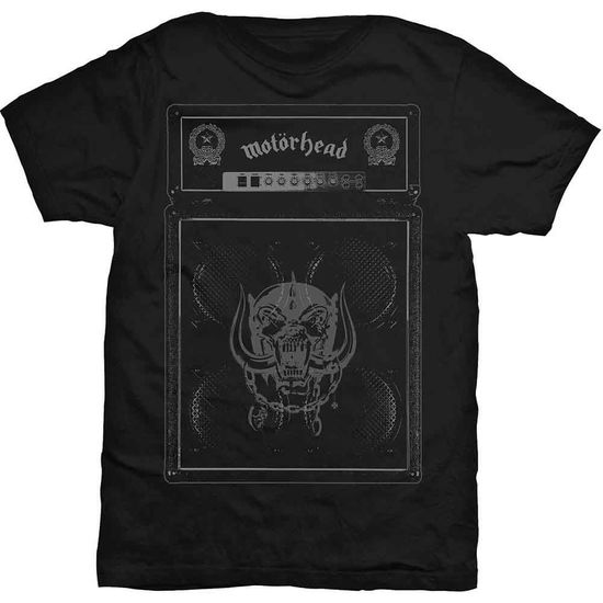 Motorhead Unisex T-Shirt: Amp Stack - Motörhead - Fanituote - Global - Apparel - 5055979917038 - keskiviikko 15. tammikuuta 2020