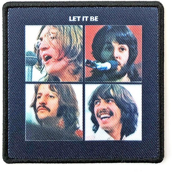 The Beatles Standard Printed Patch: Let It Be Album Cover - The Beatles - Koopwaar -  - 5056170692038 - 