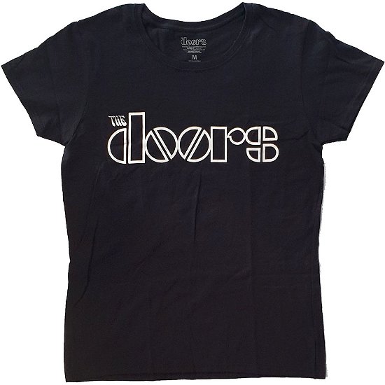 Cover for The Doors · The Doors Ladies T-Shirt: Logo (T-shirt) [size S] [Black - Ladies edition]