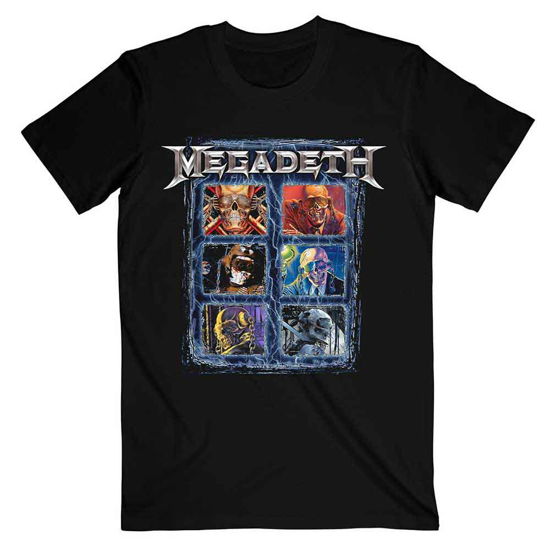 Cover for Megadeth · Megadeth Unisex T-Shirt: Vic Head Grip (T-shirt) [size S] [Black - Unisex edition]