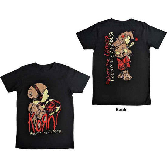 Cover for Korn · Korn Unisex T-Shirt: Follow The Leader (Back Print) (T-shirt) [size S]