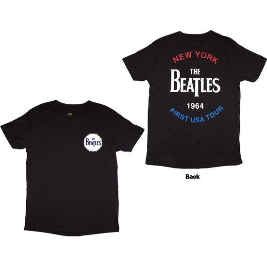 Cover for The Beatles · The Beatles Unisex T-Shirt: New York 1964 (Back Print) (T-shirt) [size S] (2024)