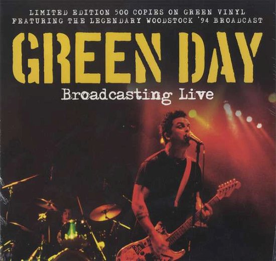 Cover for Green Day · Broadcasting Live (Green Vinyl) (LP) (2017)
