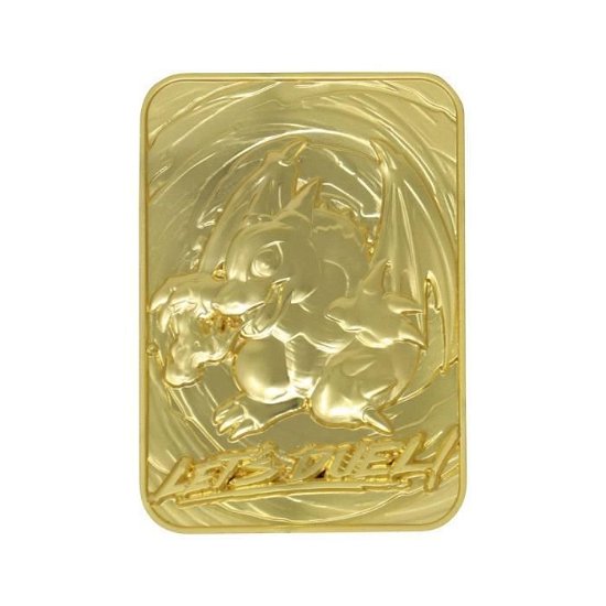 YU-GI-OH! - Baby Dragon - Gold Plated Metal Card C - P.Derive - Produtos - IRON GUT PUBLISHING - 5060662466038 - 