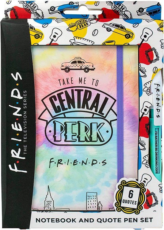 FRIENDS - Central Perk Colorfull - Notebook A5 + P - Blue Sky - Merchandise -  - 5060718149038 - 