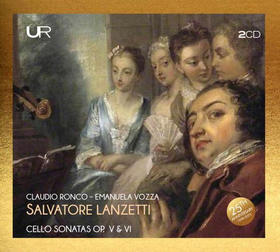 Cover for Lanzetti / Ronco / Vozza · Cello Sonatas Op. 5 &amp; 6 (CD) (2023)