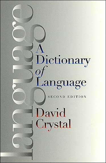 Cover for David Crystal · The Dictionary of Language (Taschenbuch) [2 Revised edition] (2009)