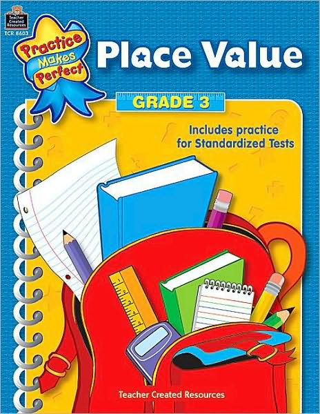 Cover for Mary Rosenberg · Place Value Grade 3 (Practice Makes Perfect) (Paperback Book) (2004)