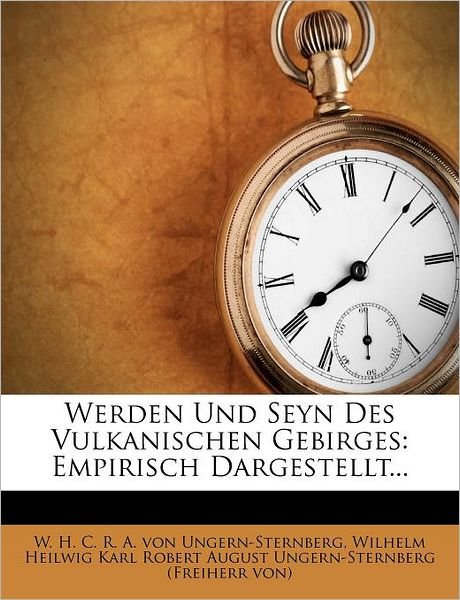 Cover for Ungern-Sternberg · Werden und Seyn des Vu (Book)