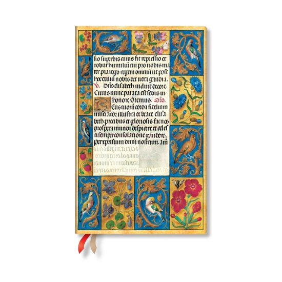 Spinola Hours (Ancient Illumination) Maxi 12-month Horizontal Hardback Dayplanner 2025 (Elastic Band Closure) - Ancient Illumination - Paperblanks - Books - Little, Brown Book Group - 9781408758038 - July 16, 2024