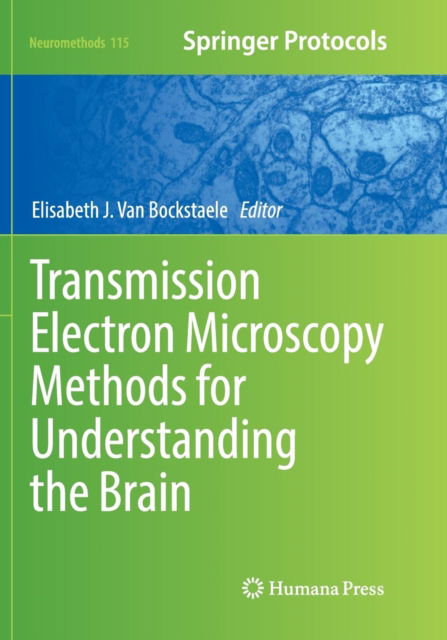 Cover for Transmission Electron Microscopy Methods for Understanding the Brain - Neuromethods (Paperback Book) [Softcover reprint of the original 1st ed. 2016 edition] (2018)