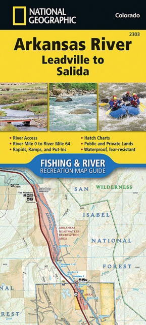 Cover for National Geographic · Arkansas River, Leadville To Salida (Map) [2017th edition] (2017)