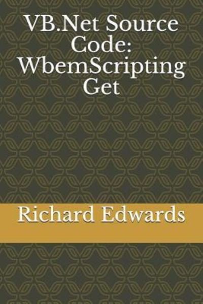 Cover for Richard Edwards · VB.Net Source Code (Paperback Book) (2018)