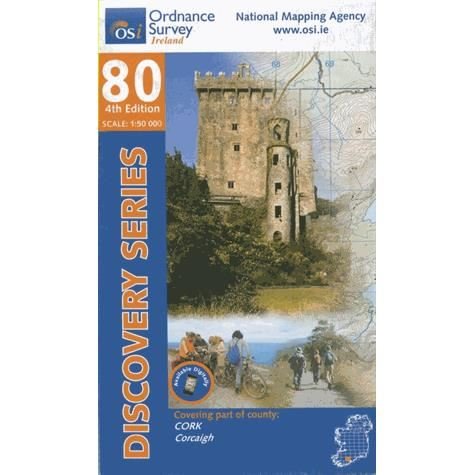 Cover for Ordnance Survey Ireland · Cork - Irish Discovery Series (Kort) [4 Revised edition] (2012)