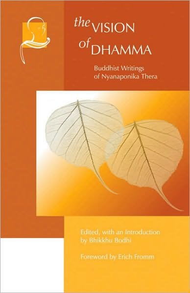Cover for Bhikkhu Bodhi · Vision of Dhamma (Paperback Book) (2000)