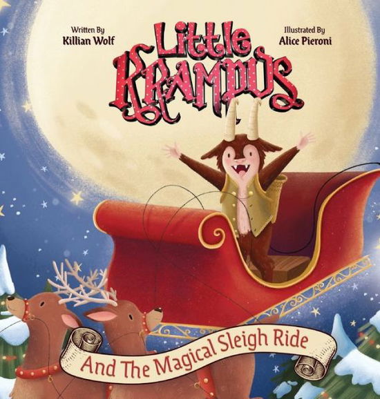 Cover for Killian Wolf · Little Krampus and the Magical Sleigh Ride (Hardcover Book) (2020)