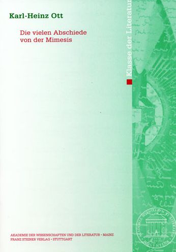 Cover for Karl-Heinz Ott · Die Vielen Abschiede Von Der Mimesis (Paperback Book) (2010)