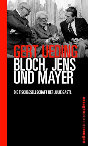 Cover for Gert Ueding · Bloch, Jens und Mayer (Book) (2024)