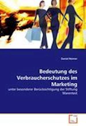 Cover for Reimer · Bedeutung des Verbraucherschutze (Book)