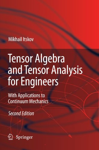 Cover for Mikhail Itskov · Tensor Algebra and Tensor Analysis for Engineers: With Applications to Continuum Mechanics (Paperback Book) [Softcover reprint of hardcover 2nd ed. 2009 edition] (2010)