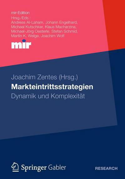 Cover for Joachim Zentes · Markteintrittsstrategien: Dynamik Und Komplexitat - Mir-Edition (Taschenbuch) [2012 edition] (2012)