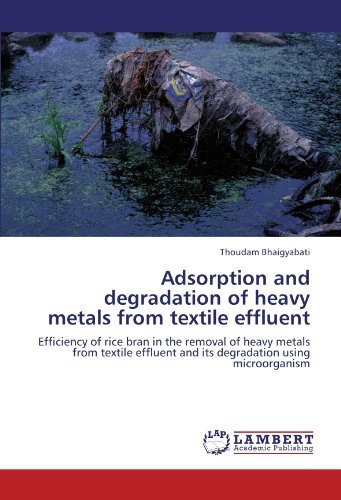 Cover for Thoudam Bhaigyabati · Adsorption and Degradation of Heavy Metals from Textile Effluent: Efficiency of Rice Bran in the Removal of Heavy Metals from Textile Effluent and Its Degradation Using Microorganism (Paperback Book) (2011)