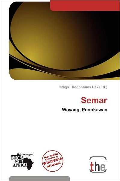 Cover for Indigo Theophanes Dax · Semar (Book) (2011)