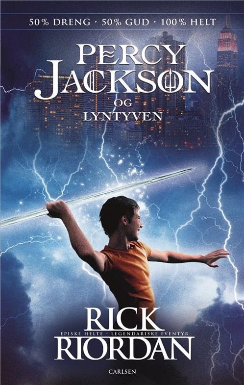 Cover for Rick Riordan · Percy Jackson: Percy Jackson (1) - Percy Jackson og lyntyven (Bound Book) [4. Painos] (2018)