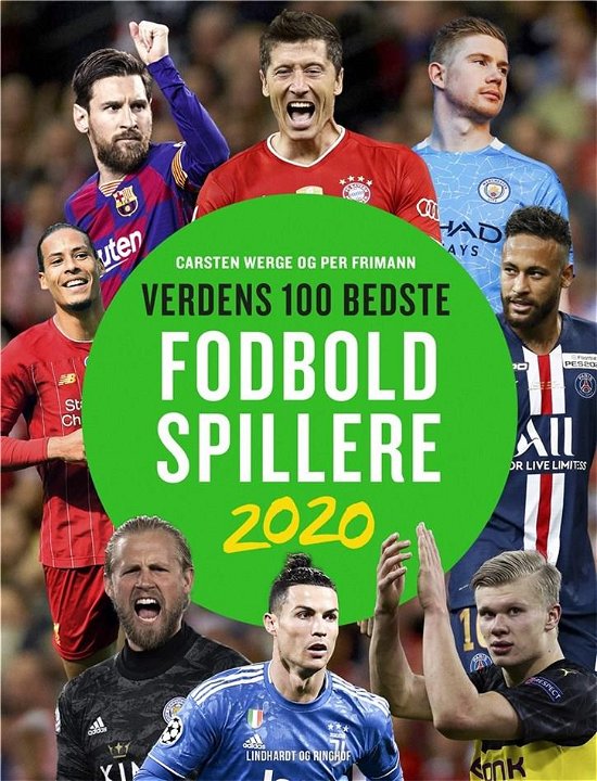 Cover for Carsten Werge; Per Frimann · Verdens 100 bedste fodboldspillere 2020 (Indbundet Bog) [1. udgave] (2020)
