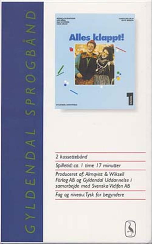 Cover for Lotte Nielsen; Karen Dollerup · Alles klappt. 7. klasse: Alles klappt! 1 For 7. klasse&lt;BR&gt;Tekstbog (Kassette) [1. Ausgabe] (1992)