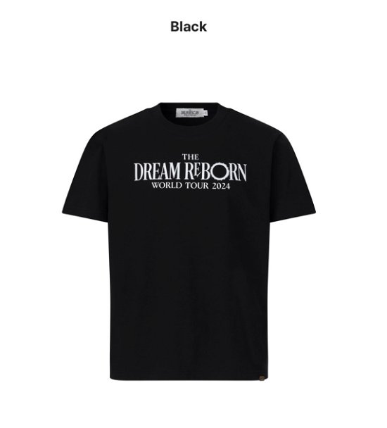 Cover for DPR · Dream Reborn World Tour 2024 (T-shirt) [size S] [Black edition] [Size 1 - Small] (2024)