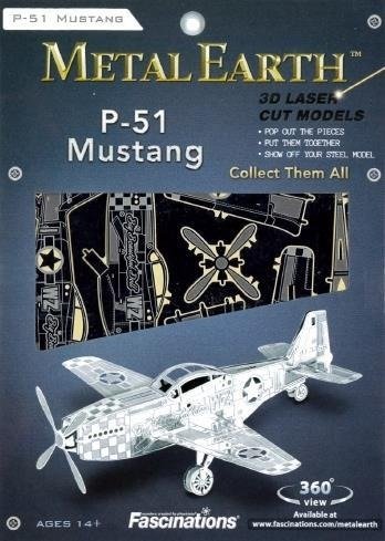 Metal Earth Mustang P-51 - Eureka - Merchandise -  - 0032309010039 - 