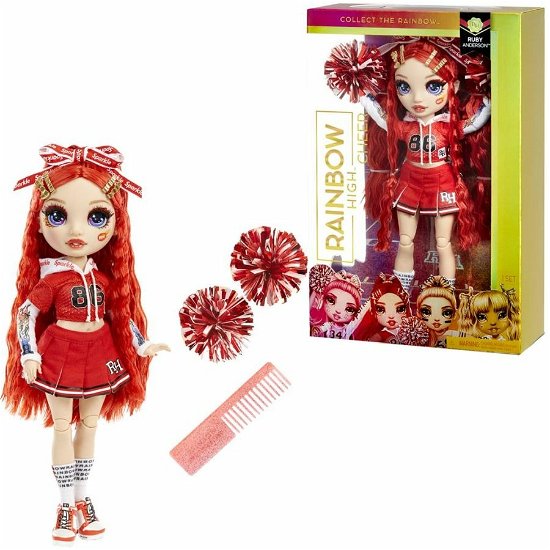 Rainbow High Cheerleader Doll - Ruby Anderson red MGA