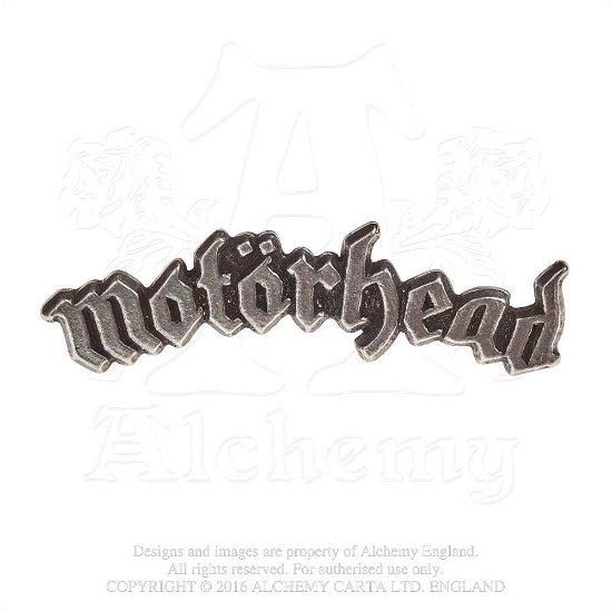 Cover for Motörhead · Motorhead Logo Pin Badge (Anstecker) (2019)